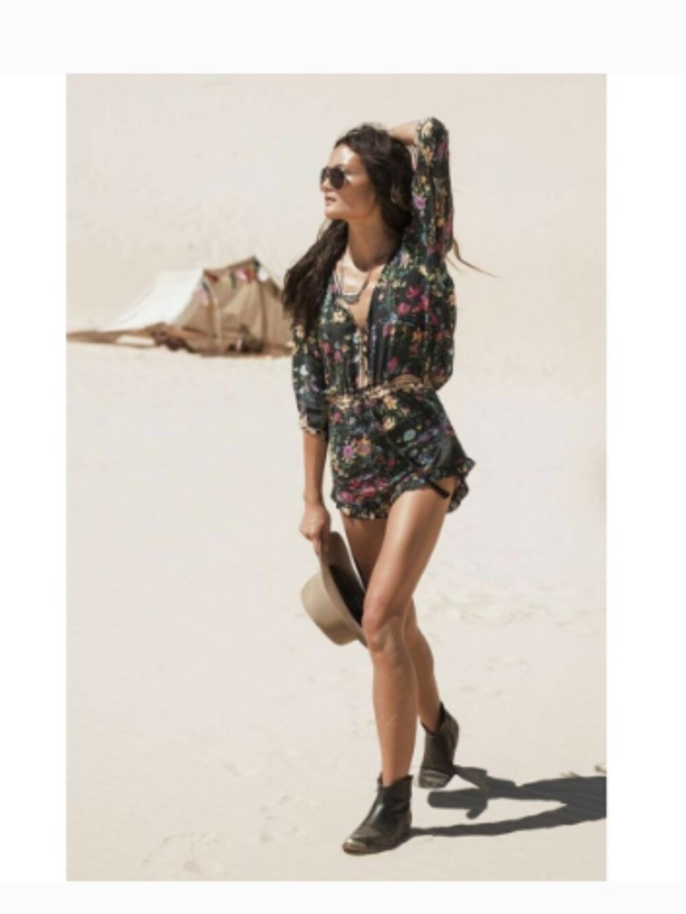 Spell & The Gypsy Queen Romper Floral Sz M